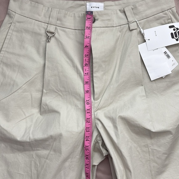 NWT Eytys Scout WideLeg Pants Pearl (Light Grey) 52 Men’s / 42 Women’s Oversized - Picture 4 of 12